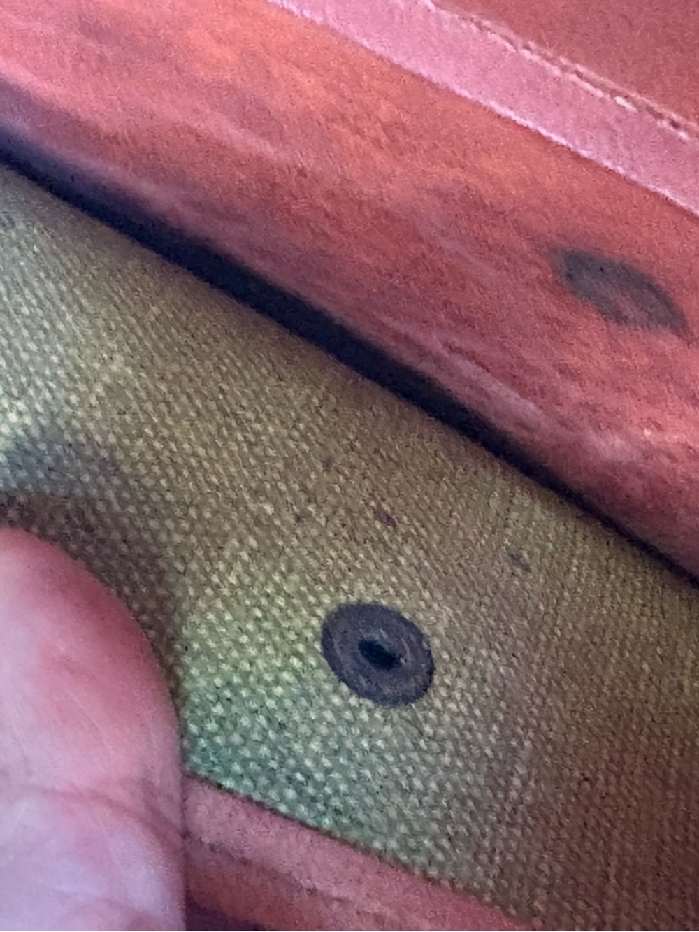 Vintage Brown Leather Crossbody Great Seal of the State of Oklahoma Saddle Bag - Picture 10 of 10